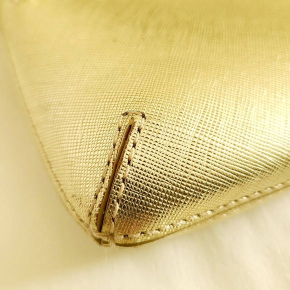 Rare Kate Spade Cedar Street Tenley Gold Crossbody Leather Bag - Picture 14 of 16